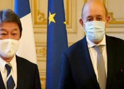 ژاپن و فرانسه برای همکاری در مسائل دریای چین توافق کردند