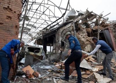 حمله موشکی ارمنستان به دو شهر جمهوری آذربایجان، 20 منزل مسکونی در گنجه تخریب شده است
