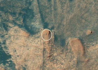 ربات کوه نورد ناسا در حال صعود از کوه مرکو توسط مدارگرد مریخ شکار شد