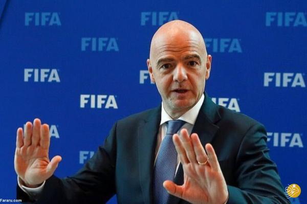 تور ایتالیا: واکنش اینفانتینو به حضور ایتالیا به جای ایران در جام جهانی