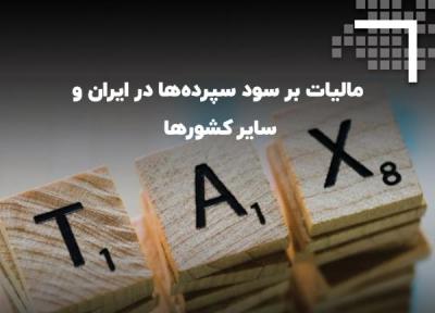 مقایسه مالیات بر سود سپرده ها در ایران و سایر کشورها