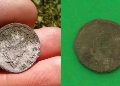 کشف سکه 1600ساله تصویرگر امپراتور روم