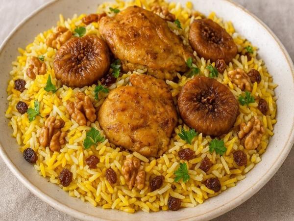 طرز تهیه انجیر پلو مجلسی با 15 نکته طلایی برای طعم لذیذش